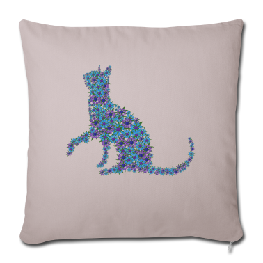 Katzen Kissenbezug - Kornblumenkatze