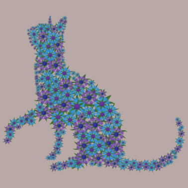 Motiv Kornblumenkatze