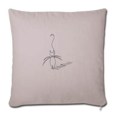 Katzen Kissenbezug - cat who goes miau