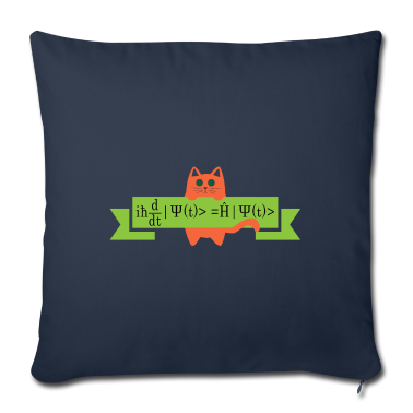 Katzen Kissenbezug - Katze Mathe Geschenk Beruf Schule Nerd Lehrer