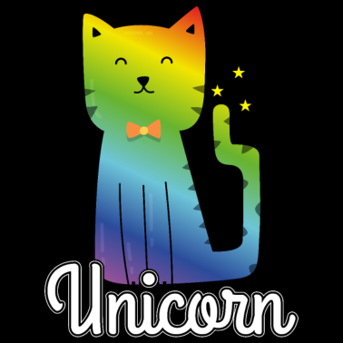 Motiv Einhorn Katze