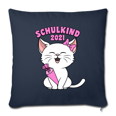 Katzen Kissenbezug - Schulkind 2021 Katze Einschulung Schulanfang