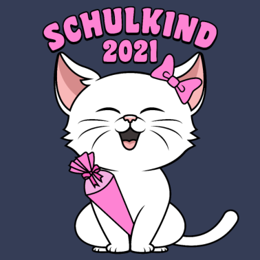 Motiv Schulkind 2021 Katze Einschulung Schulanfang
