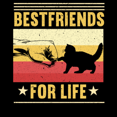 Motiv Bestfriends For Life Katze