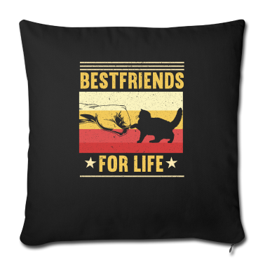 Katzen Kissenbezug - Bestfriends For Life Katze