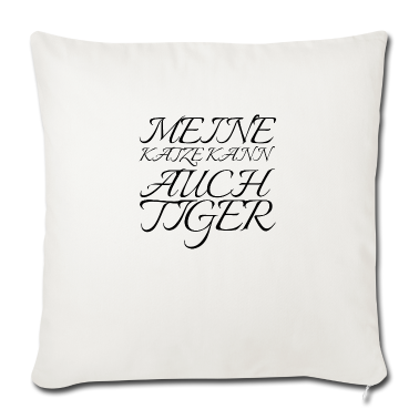 Katzen Kissenbezug - katze - meine Katze kann auch Tiger