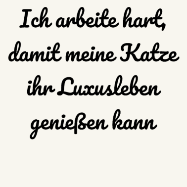 Motiv katze - Luxusleben einer Katze