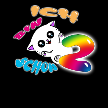 Motiv Süßes Kätzchen Baby Katze Ich bin schon 2