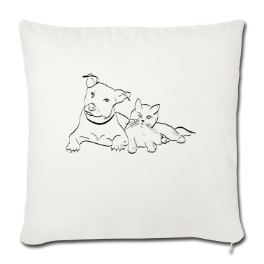 Katzen Kissenbezug - Hund&Katze