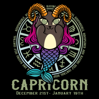 Motiv Steinbock Katze Horoskop Sternzeichen Dezember