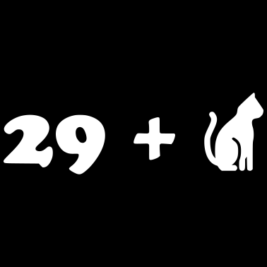 Motiv 30. Geburtstag Katze