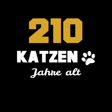 Motiv 30 Geburtstag 210 Katzen Jahre