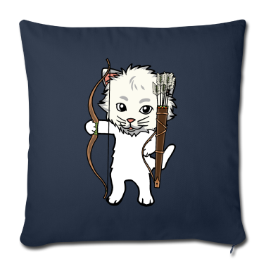 Katzen Kissenbezug - Bogenschütze Pfeil und Bogen schießen Schütze Tier