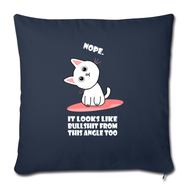 Katzen Kissenbezug - Katze aus einem anderen Blickwinkel - Bullshit