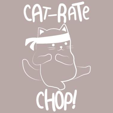 Motiv Karatekatze: Cat-Rate