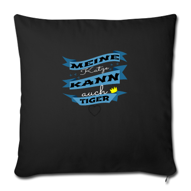 Katzen Kissenbezug - katze - meine Katze kann auch Tiger