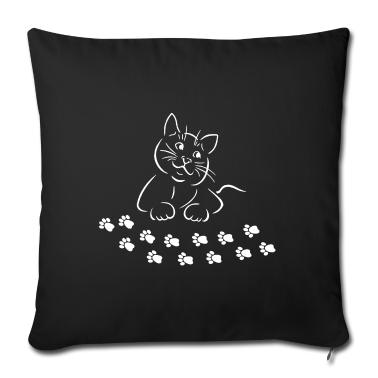 Katzen Kissenbezug - Katze Katze Katze Katze Katze Katze Pfoten Blick