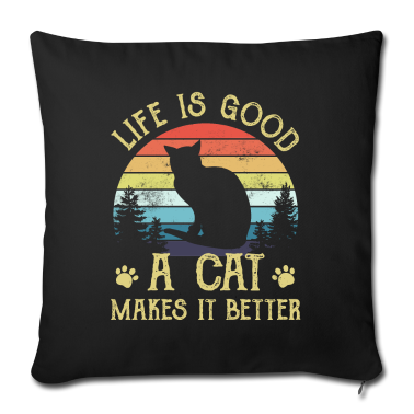 Katzen Kissenbezug - Katze Katzen