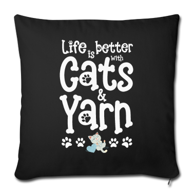 Katzen Kissenbezug - Katze Katzen