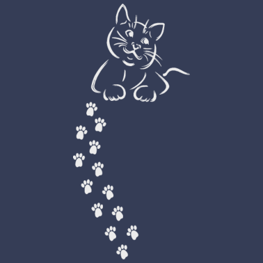 Motiv Katze Katze Katze Katze Katze Pfote Abdruck