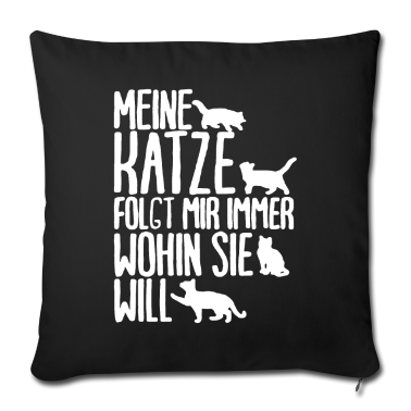 Katzen Kissenbezug - Katzen Katze Katzenshirt Katze Geschenkidee