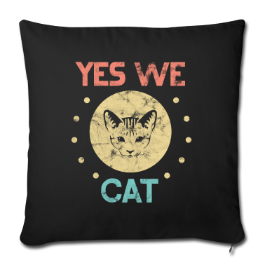 Katzen Kissenbezug - Katzen Katze Retro