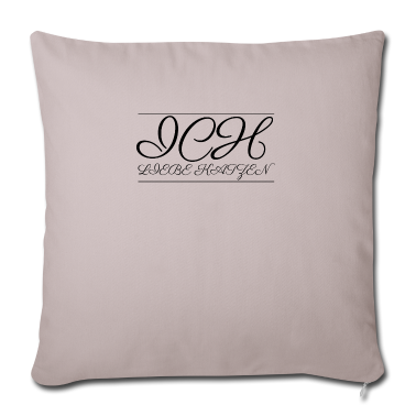 Katzen Kissenbezug - katze - Ich liebe Katzen