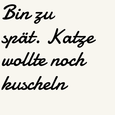 Motiv katze - Katze wollte kuscheln
