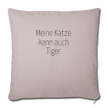 Katzen Kissenbezug - katze - meine Katze kann auch Tiger