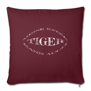 Katzen Kissenbezug - katze - meine Katze kann auch Tiger