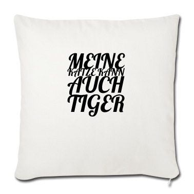 Katzen Kissenbezug - katze - meine Katze kann auch Tiger