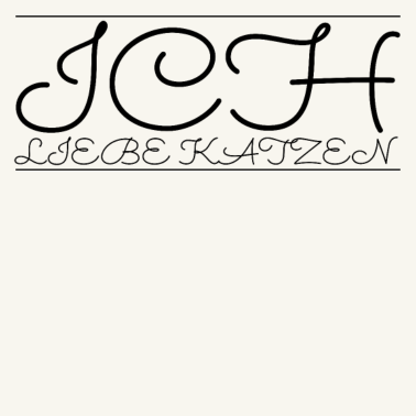 Motiv katze - Ich liebe Katzen