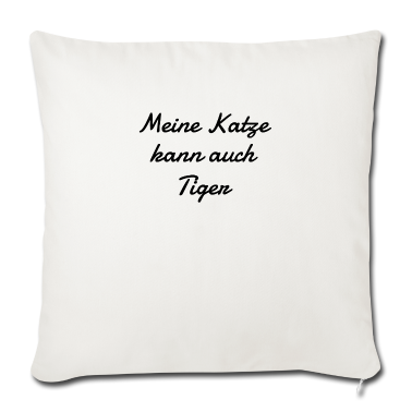 Katzen Kissenbezug - katze - meine Katze kann auch Tiger