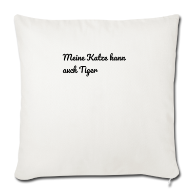 Katzen Kissenbezug - katze - meine Katze kann auch Tiger