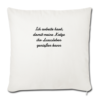 Katzen Kissenbezug - katze - Luxusleben einer Katze