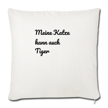 Katzen Kissenbezug - katze - meine Katze kann auch Tiger