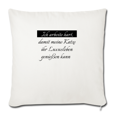 Katzen Kissenbezug - katze - Luxusleben einer Katze