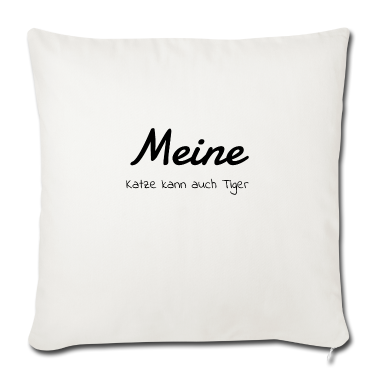 Katzen Kissenbezug - katze - meine Katze kann auch Tiger