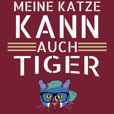 Motiv katze - meine Katze kann auch Tiger