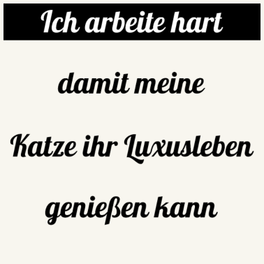 Motiv katze - Luxusleben einer Katze