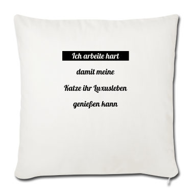 Katzen Kissenbezug - katze - Luxusleben einer Katze