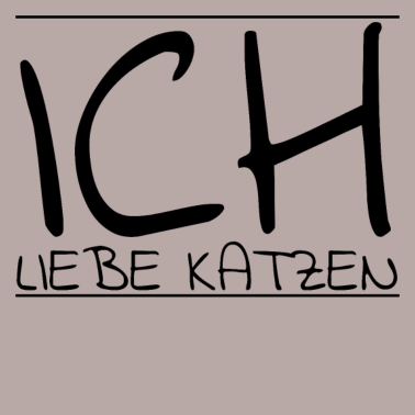 Motiv katze - Ich liebe Katzen