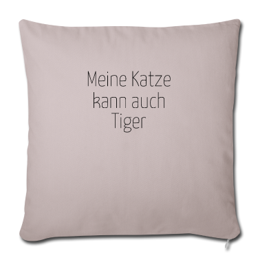 Katzen Kissenbezug - katze - meine Katze kann auch Tiger