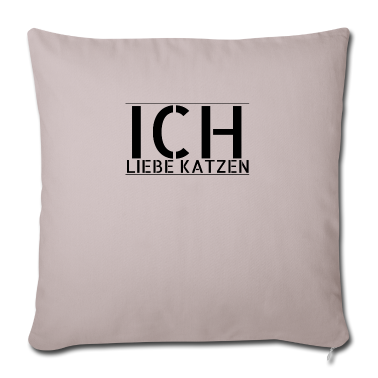 Katzen Kissenbezug - katze - Ich liebe Katzen