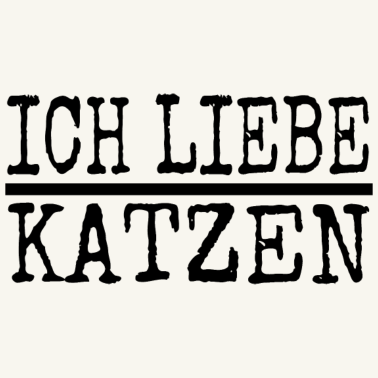 Motiv katze - Ich liebe Katzen
