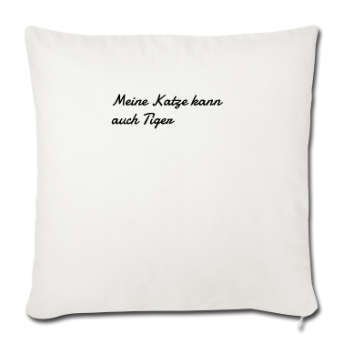 Katzen Kissenbezug - katze - meine Katze kann auch Tiger
