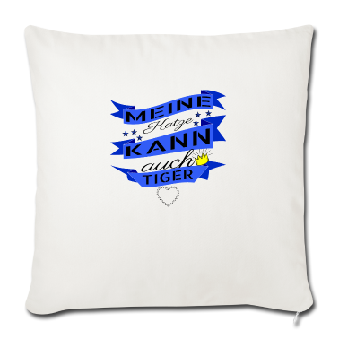 Katzen Kissenbezug - katze - meine Katze kann auch Tiger