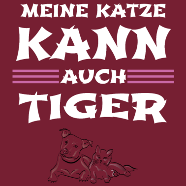 Motiv katze - meine Katze kann auch Tiger