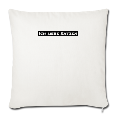 Katzen Kissenbezug - katze - Ich liebe Katzen