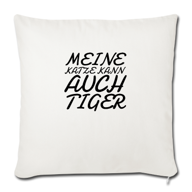 Katzen Kissenbezug - katze - meine Katze kann auch Tiger